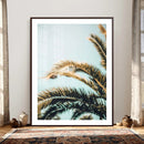 Palm Leaves Wall Art Canvas Print, Minimal Tropical Palm by MyGreatCanvas | Canvas Wall Art Prints | Photo Prints & Wall Decor