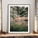 Flamingo Wall Art Canvas Print, Tropical Wildlife Scene by MyGreatCanvas | Canvas Wall Art Prints | Photo Prints & Wall Decor