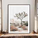 Joshua Tree Desert Wall Art Canvas Print, Minimal Southwest by MyGreatCanvas | Canvas Wall Art Prints | Photo Prints & Wall Decor