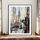 Chrysler Building New York Wall Art Canvas Print, Abstract by MyGreatCanvas | Canvas Wall Art Prints | Photo Prints & Wall Decor
