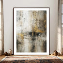 Framed Abstract Wall Art Canvas Print, Gold Black Modern by MyGreatCanvas | Canvas Wall Art Prints | Photo Prints & Wall Decor
