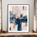 Abstract Navy Blue Wall Art Canvas Print by MyGreatCanvas | Canvas Wall Art Prints | Photo Prints & Wall Decor