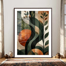 Abstract Green Flowers Wall Art Canvas Print by MyGreatCanvas | Canvas Wall Art Prints | Photo Prints & Wall Decor