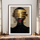 Abstract Afro American Women Wall Art Canvas Print by MyGreatCanvas | Canvas Wall Art Prints | Photo Prints & Wall Decor