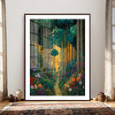 Gustav Klimt Style Forest Canvas Wall Art, Golden Forest by MyGreatCanvas | Canvas Wall Art Prints | Photo Prints & Wall Decor