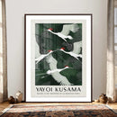 Yayoi Kusama Crane Bird Wall Art Canvas Print, Japanese by MyGreatCanvas | Canvas Wall Art Prints | Photo Prints & Wall Decor