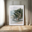 Beach Trees Wall Art Canvas Print – Framed Earthy Beachside