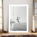 Ocean Dive Wall Art – Summer Splash Canvas Print, Waves & by MyGreatCanvas | Canvas Wall Art Prints | Photo Prints & Wall Decor
