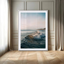 Ocean Waves Wall Art Canvas Print – Framed Coastal Serenity