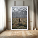 Wild Elk Wall Art Canvas Print – Framed Mountain Wilderness