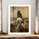 Cowgirl on Horse Wall Art Canvas Print – Western Equestrian by MyGreatCanvas | Canvas Wall Art Prints | Photo Prints & Wall Decor