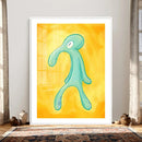 Squidward Tentacles Wall Art Canvas Print – Bold and Brash by MyGreatCanvas | Canvas Wall Art Prints | Photo Prints & Wall Decor