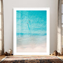 Aerial Turquoise Beach Wall Art Canvas Print – Minimal by MyGreatCanvas | Canvas Wall Art Prints | Photo Prints & Wall Decor