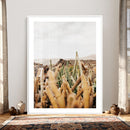 Minimal Desert Cactus Wall Art Canvas Print, Neutral by MyGreatCanvas | Canvas Wall Art Prints | Photo Prints & Wall Decor