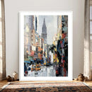 Chrysler Building New York Wall Art Canvas Print, Abstract by MyGreatCanvas | Canvas Wall Art Prints | Photo Prints & Wall Decor