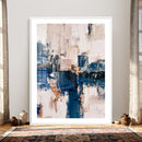 Abstract Navy Blue Wall Art Canvas Print by MyGreatCanvas | Canvas Wall Art Prints | Photo Prints & Wall Decor