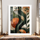 Abstract Green Flowers Wall Art Canvas Print by MyGreatCanvas | Canvas Wall Art Prints | Photo Prints & Wall Decor