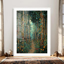 Gustav Klimt Style Forest Canvas Wall Art, Golden Forest by MyGreatCanvas | Canvas Wall Art Prints | Photo Prints & Wall Decor