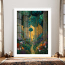 Gustav Klimt Style Forest Canvas Wall Art, Golden Forest by MyGreatCanvas | Canvas Wall Art Prints | Photo Prints & Wall Decor