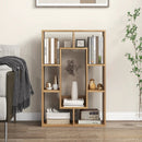 7-Cube Geometric Bookshelf Modern Decorative Open Bookcase by DirectDeals
