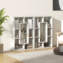 7-Cube Geometric Bookshelf Modern Decorative Open Bookcase by LJGDeals