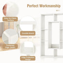 7-Cube Geometric Bookshelf Modern Decorative Open Bookcase by LJGDeals