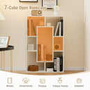 7-Cube Geometric Bookshelf Modern Decorative Open Bookcase by LJGDeals