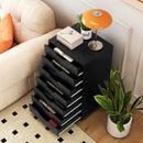 7-Drawer Chest Wooden Storage Dresser with Lockable Wheels by LJGDeals