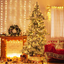7 Feet Flocked Christmas Tree with Pine Needles by LJGDeals