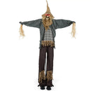 7 FT Halloween Decoration Animated Standing Scary Scarecrow with Light-up Eyes for Hunted Houses by LJGDeals