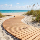 7 FT Wooden Garden Pathway with Anti-slip Surface for Gardens Patios by LJGDeals