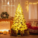 6 Ft Pre-Lit Artificial Christmas Tree with 11 Light Modes by LJGDeals