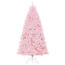 7 Feet Flocked Artificial Christmas Tree with 500 LED Lights and 1200 Branches by DirectDeals