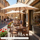 Rectangular Patio Umbrella 7ft with Adjustable Tilt by DirectDeals