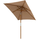 Rectangular Patio Umbrella 7ft with Adjustable Tilt by LJGDeals