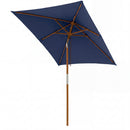 Rectangular Patio Umbrella 7ft with Adjustable Tilt by DirectDeals