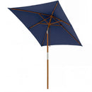 Rectangular Patio Umbrella 7ft with Adjustable Tilt by LJGDeals