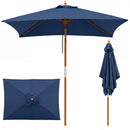 Rectangular Patio Umbrella 7ft with Adjustable Tilt by LJGDeals