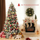 5 Feet Pre-Lit Artificial Christmas Tree with 8 Modes LED Lights with Berries by LJGDeals