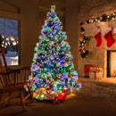 7 Feet Pre-Lit Artificial Christmas Tree with 400 Lights and 1116 Branches by LJGDeals