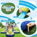 7-In-1 Water Slide Park with Splash Pool and Water Cannon without Blower by DirectDeals