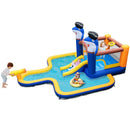 7-In-1 Water Slide Park with Splash Pool and Water Cannon without Blower by DirectDeals