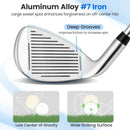 #7 Iron Single Golf Club for Men with Steel Shaft and Headcover