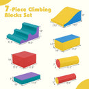 7-Piece Foam Blocks for Toddlers Soft Climbing Toys Indoor Play for Babies by LJGDeals