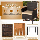 7-Piece Patio Dining Set with Acacia Wood Table & Cushions by LJGDeals