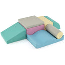 7 Pieces Toddlers Climbing Toys with EPE Foam and Removable PU Leather by LJGDeals
