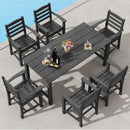 Dining Chairs Set of 2 Rubber Wood Dining Room Chairs with Comfortable Backrest and Padded Seat by DirectDeals
