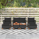 7-Piece Patio Conversation Set with Storage Table & Cushions by DirectDeals