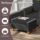 7-Piece Patio Conversation Set with Storage Table & Cushions by LJGDeals