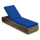 7-Position Adjustable PE Rattan Outdoor Chaise Lounge Chair by LJGDeals